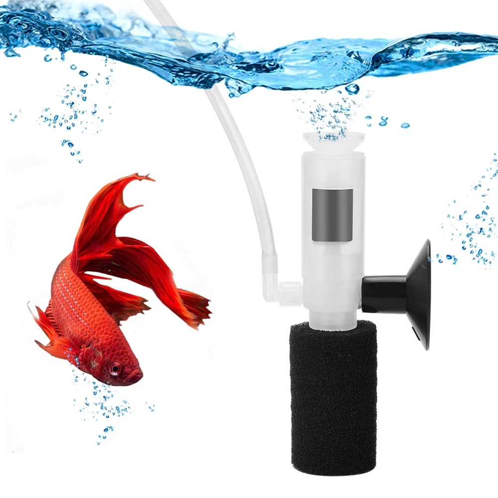 Water Pump Submersible Mini - Tangki ikan kecil filter pneumatik tanpa