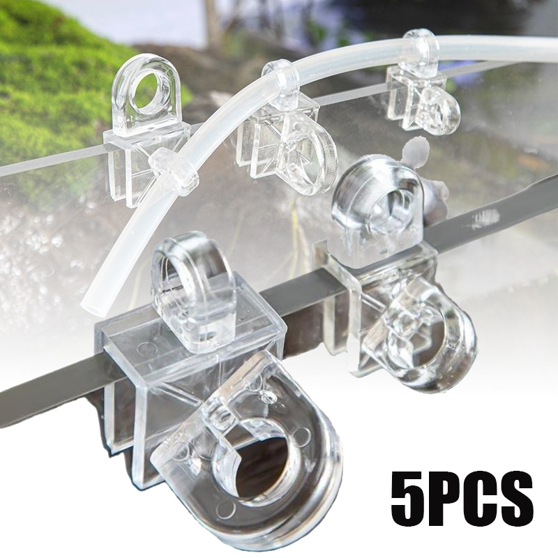 Water Pump Submersible Mini - 5 Buah Klip Pengikat Akuarium, Penjepit