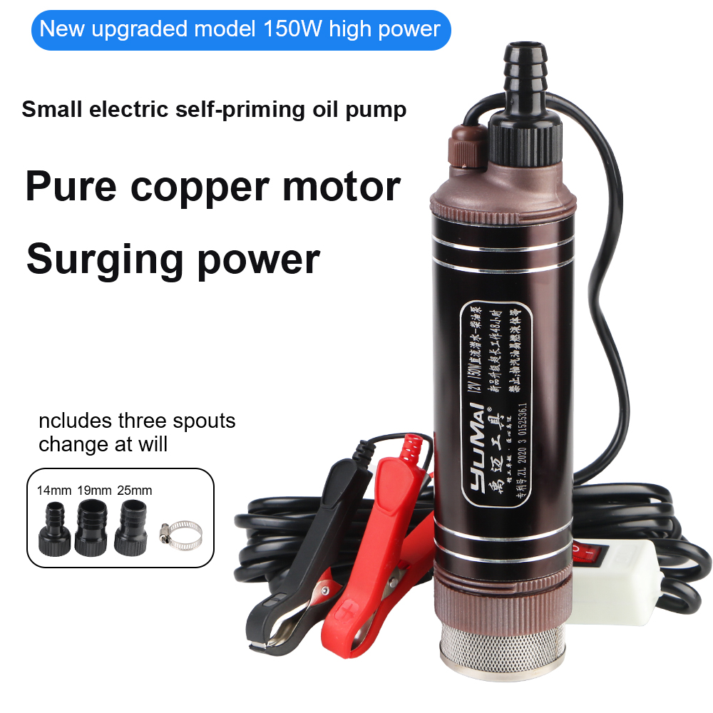 Water Pump Submersible Mini - Pompa Minyak Self-priming Daya Tinggi Mini