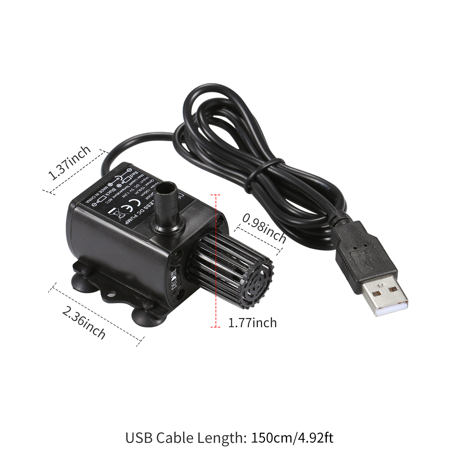 DECDEAL pompa air USB dengan s - Water Pump Submersible Mini ulasan dan harga