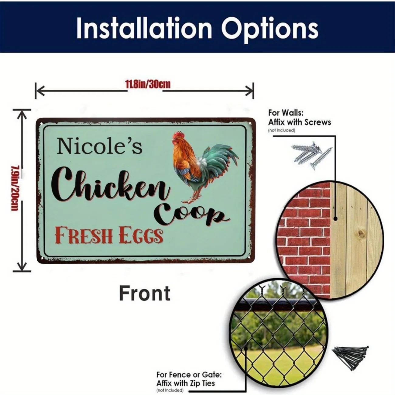 Papan Tanda Kandang Ayam denga - Urban Farming Wall ulasan dan harga