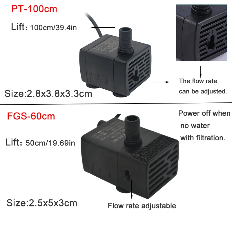 Pompa Air Submersible Akuarium - Water Pump Submersible Mini ulasan dan harga