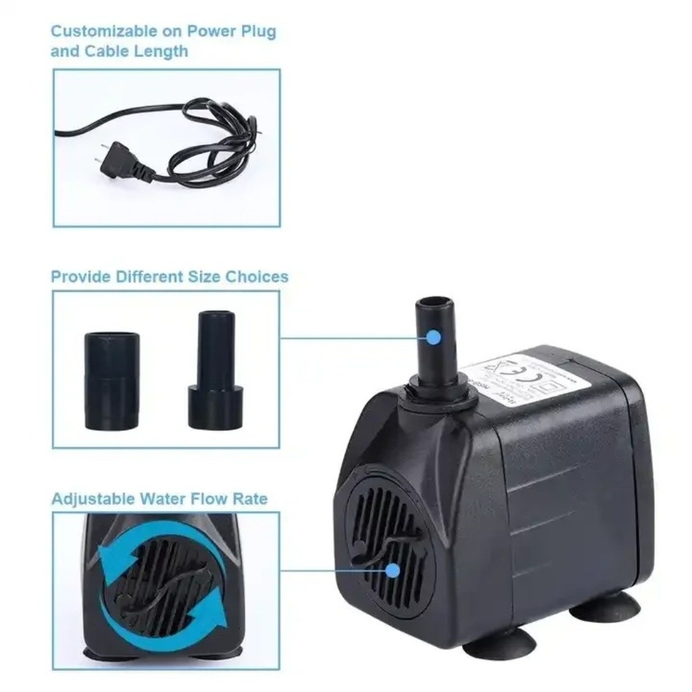 Pompa Air Celup Hitam Ultra-Se - Water Pump Submersible Mini ulasan dan harga