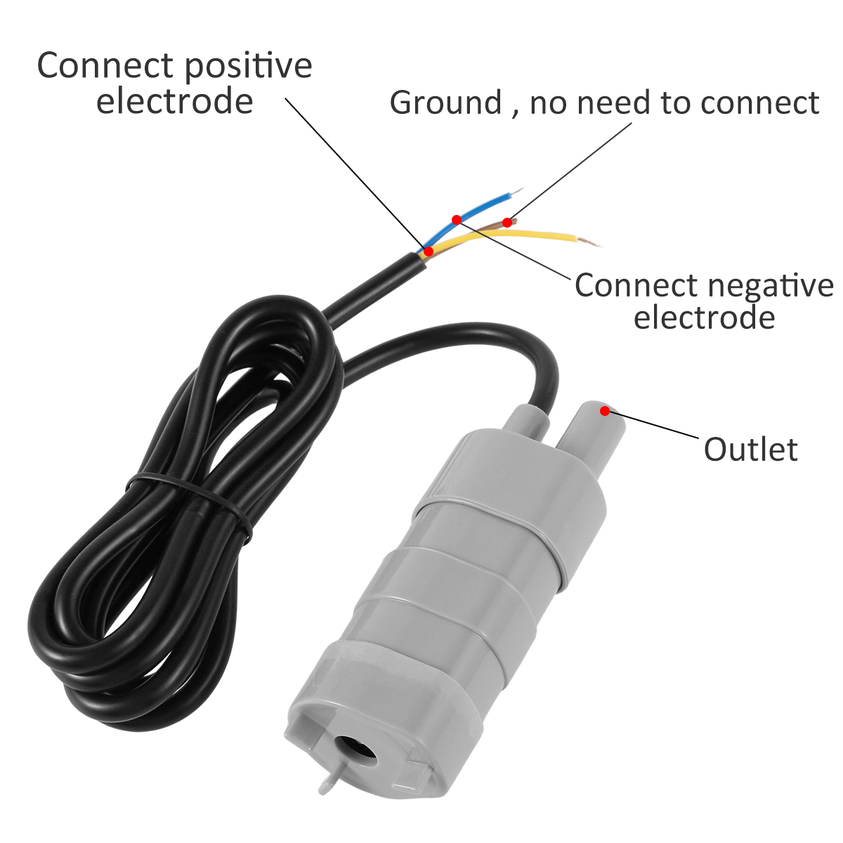 Pompa Air Mini DC 12V Pompa Ai - Water Pump Submersible Mini ulasan dan harga